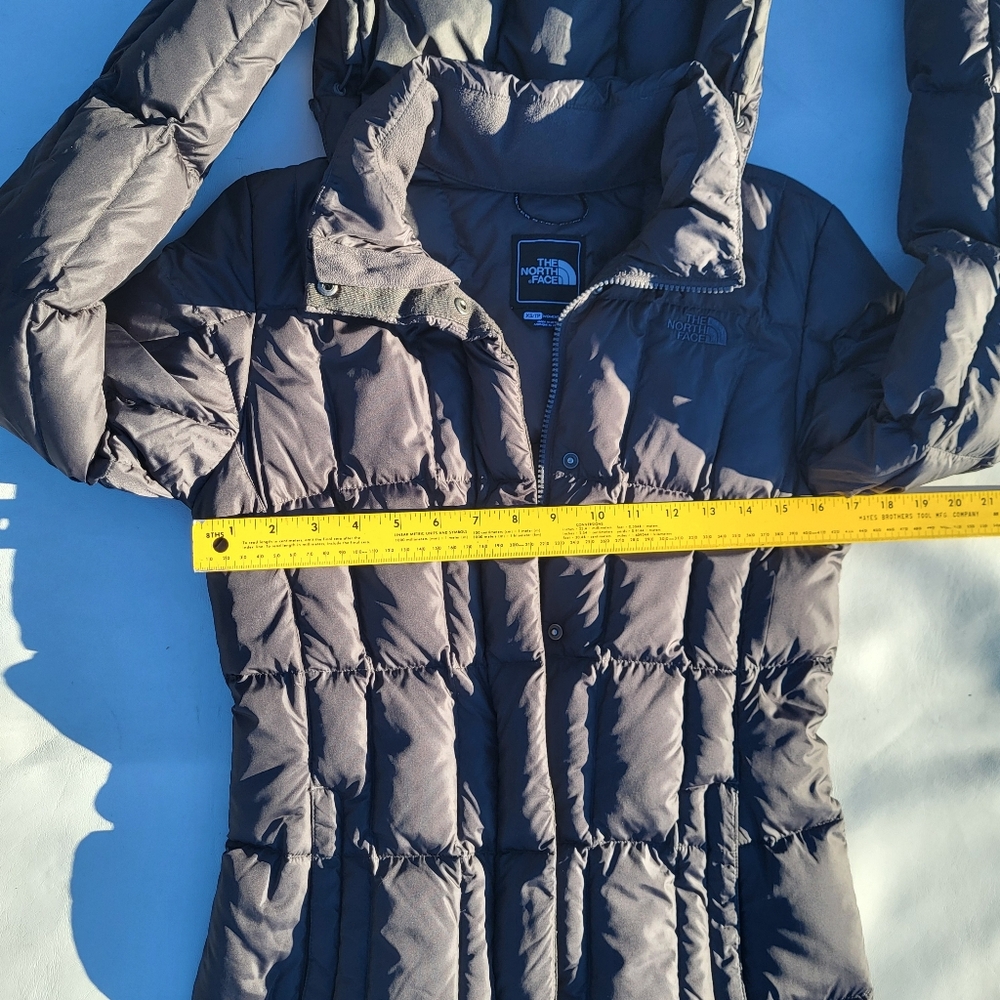 North Face 550 Womens Long Down Puffer Coat - Picture 7 of 11